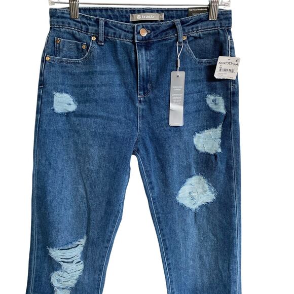Tractr jeans High Rise Weekender‎ Jeans Casual Indigo Girls 16 NWT - Picture 7 of 12